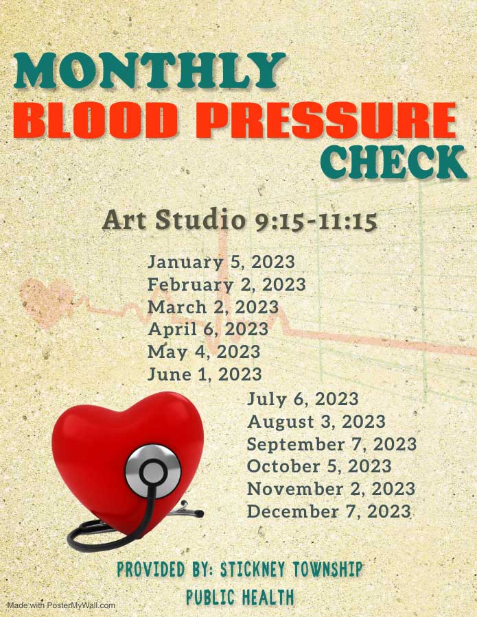 Monthly Blood Pressure Screenings at LSV